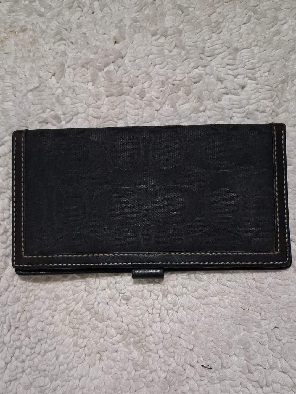 Coach Checkbook Cover